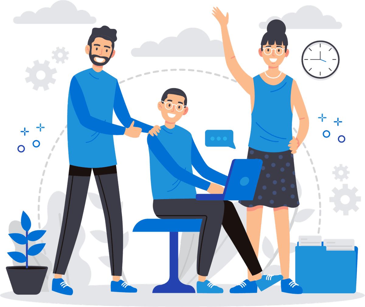 Job application illustration